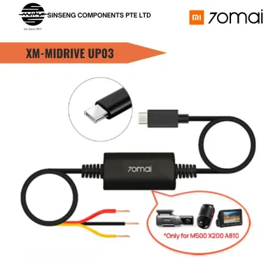 70mai Hardwire Kit UP03 / UP06 Type-C Parking Monitor Kit for 70mai Dash Cam - M310 A200 A410 A510 A800SE A810 4K Omni T800