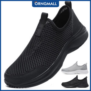 ORNGMALL Mens Sneakers Breathable Casual Shoes Non-Slip Comfortable Lightweight Summer Shoes for Men Soft Sole Fashion Mesh Sneakers 39-48