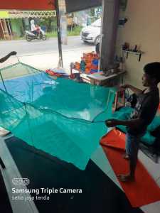 Waring keramba kotak Bahan kasa hijau dan RK hitam. berbagai macam ukuran