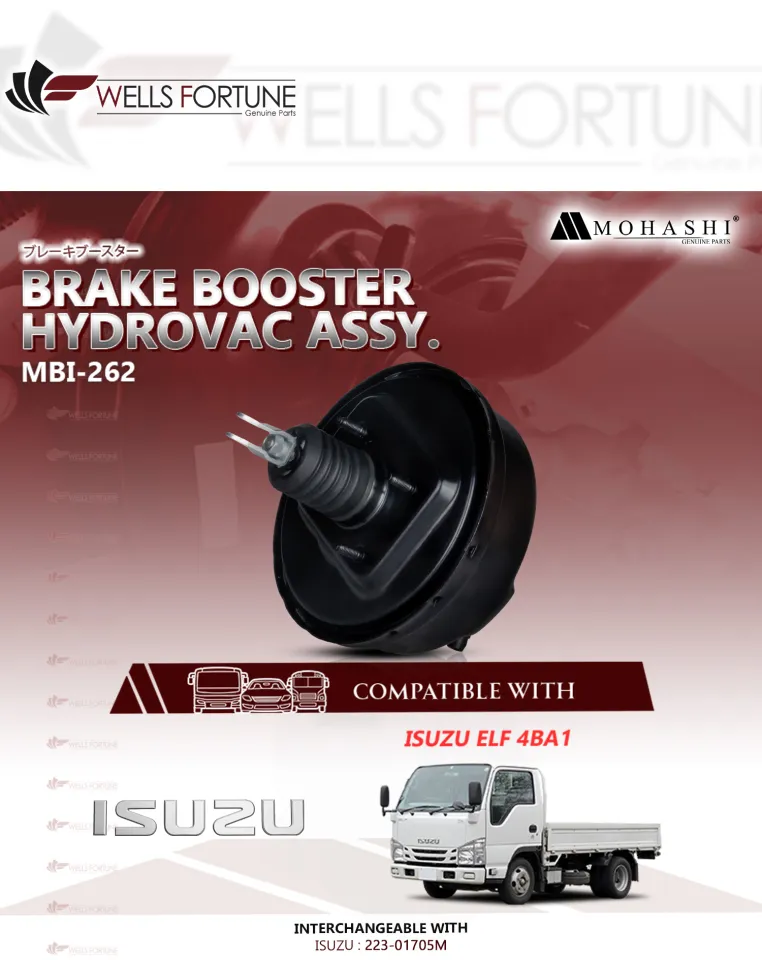 isuzu box truck brake booster light Amazon.com: Vacuum Power Brake Booster for Isuzu NPR 2018-2002 w/o Master  Cylinder : Automotive main image 1
