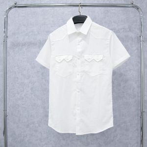 Áo sơ mi nam tay ngắn vải lụa mềm mịn phối hoạ tiết  cao cấp lịch sự sang trọng-ATC77 SHOP