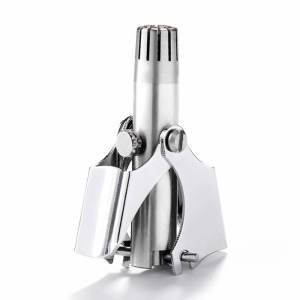 Stainless Steel Nose Hair Trimmer Tools Manual Painless Washable Ear Hair Cutter With Brush Gunting Bulu Hidung Pemangkas Bulu Hidung Elektrik Bersih Cepat & Selamat 鼻毛修剪器