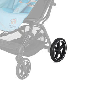 รถเข็นเด็กล้อสำหรับ Cybex Eezy S/twist 2ชุดรถเข็นเด็กแต่ละสำหรับด้านหน้าหรือด้านหลังหนึ่งที่มีแบริ่งเพลาเด็ก Buggy อุปกรณ์เสริม