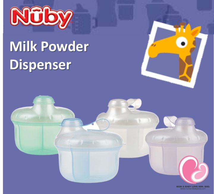 Nuby Milk Powder Dispenser (3 Storage Compartments) 0 Months+ Milk