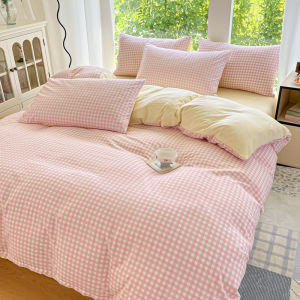 1 Pcs Simple Plaid Duvet Cover Soft Skin-friendly All Seasons Quilt Covers Comfortable Durable Machine Washable Blanket Cover2026