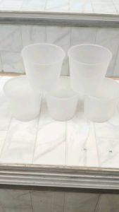 กระถางใส 3 นิ้ว แพ็ค 5 ใบ ตกใบละ 8 บาท