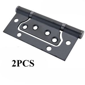2PCS Stainless Steel Automatic Closing Door Hinges Butterfly Door Hinges Rustproof Heavy Duty Hinges