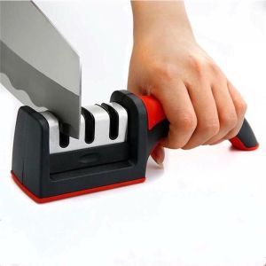 Dụng Cụ Mài Dao Kéo 3 Rãnh Giúp Mài Sắc Bén Mọi Loại Dao Kéo Công Nghệ Nhật Bản Thiết Kế Nhỏ Gọn Có Tay Cầm Tiện Lợi An Toàn Khi Sử Dụng
