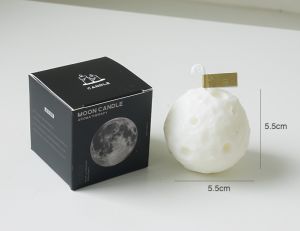 AROMATHERAPY Candle Moon Black And White Edition // LILIN AROMATERAPI MOON