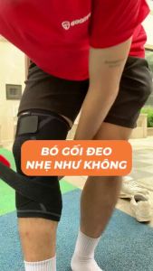 Bó gối GoodFit GF511K chính hãng đai bảo vệ khớp gối thể thao co giãn 4 chiều kèm dây quấn trợ lực