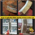 Digeo Steel Wire Brush Multifunctional Cleaning Tool for Metal Derusting Polishing Barbecue. 
