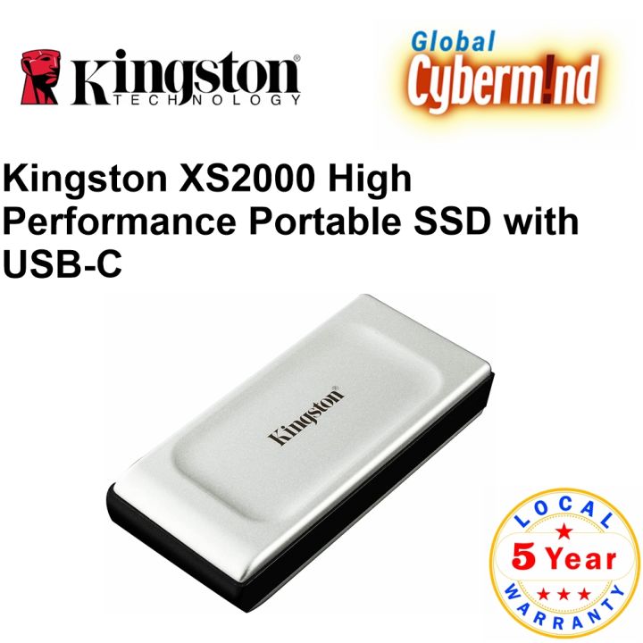 Kingston Xs2000 External Solid State Drive 500gb1tb2tb Capacity Ssd Usb Type C 32 Gen 2x2 7848