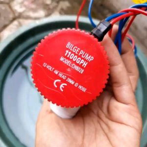 PAKET Pompa Air Celup Bilge Pump DC 12V 1100gph Submersible Water Pump 12 volt Lambung Kapal Kolam Bak Mandi dll