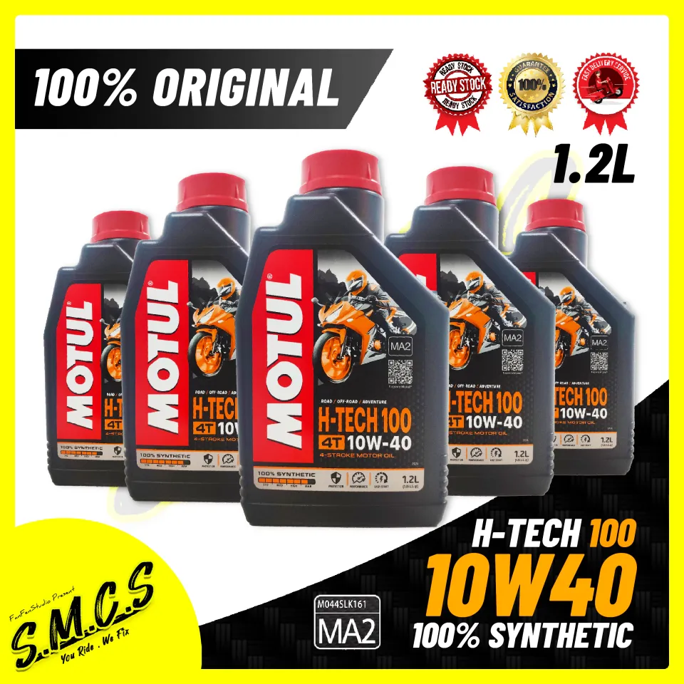 Motul 7100 12L 4T 10W40 100% synthetic 4-Stroke Ester Engine Motor