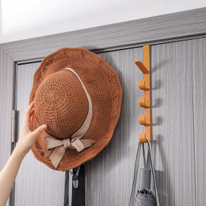 Móc Nhựa PP 5 Móc Gắn Sau Cửa Dạng Đứng Treo Nón Giỏ Xách Vật Dụng Nhỏ Gọn Kích Thước (28 x9)cm Tiện Dụng
