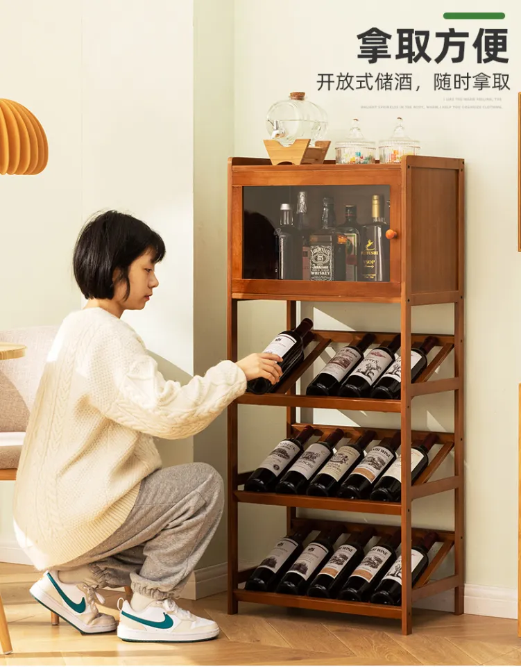 Small wine rack cabinet new arrivals
