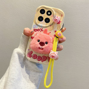 Phone Case for Xiaomi 14T Pro Xiaomi14T 5G 3D Summer Macaron Cute Cartoon Casing Shockproof Silicone Soft Back Cover with Doll Lanyard