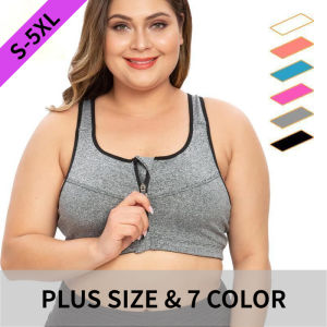 Plus Size S-5XL Sports Bra for Women Gym Push Up Vest Underwear High Shockproof Breathable Fitness Athletic Yoga Bra Tops