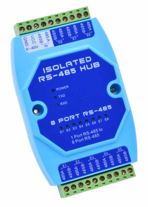 8-port 485 Hub 8-channel Rs485 Splitter 485 Sharer Industrial-grade ...