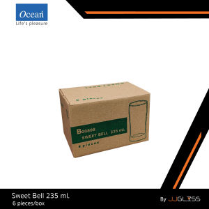JJGLASS - (Ocean) B00808 Sweet Bell 8oz. (235ml.) [1กล่อง (6ใบ)] แก้วน้ำ แก้วสวีทเบล แก้วโอเชี่ยน