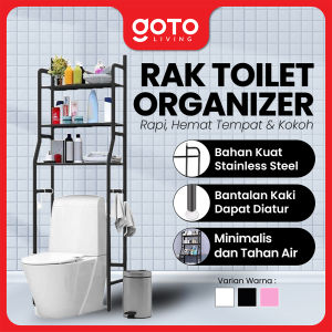 Goto Tora Rak Organizer Toilet Tissue Sabun Kamar Mandi WC
