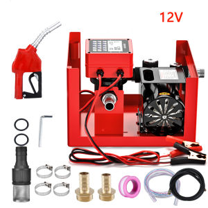 EQUIPT Vehicle Mounted Fuel Dispenser 12v 24v 220v Electric Oil Pump Diesel Gasoline High Flow Refueling