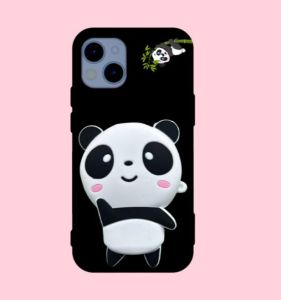 Panda Zipper Wallet Case