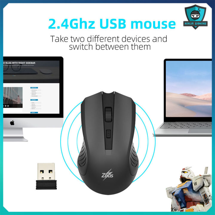 Ninja M220 Wireless Gaming Mouse / Office Mouse With Nano Receiver And ...