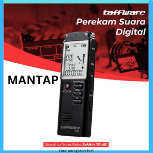 COD Taffware Perekam Suara Digital Voice Recorder 8GB  T60 / perekam suara untuk hp dari mixer tersembunyi jernih mini jarak yutuber vloq untuk konten mic bluetooth di baju / alat perekam suara di mobil type c rahasia tersembunyi kecil cover lagu terbaik