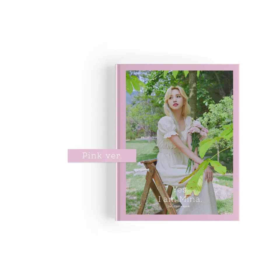 TWICE MINA - 1st Photobook [ Yes,I am Mina ] PINK Ver. | Lazada