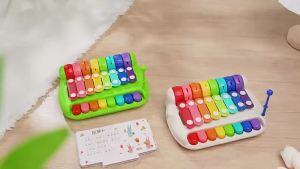 Baby Toy 2-in-1 Piano Toy Eight Tone Hand Piano Toy Baby Toy Piano Instrument2026