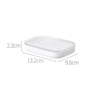 Home Signature Soap Box Wall-mounted Drain-free Household Toilet Bathroom Soap Rack Double-layer Soap Rack