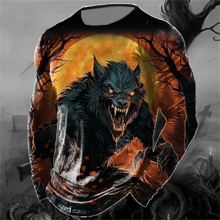 HUYT FAST SHIPPING [Local Stock] Christmas Halloween Men's Long Sleeve ...