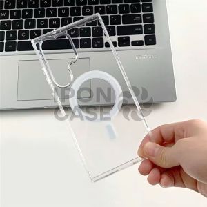 CASE FOR SAMSUNG GALAXY S22 S23 S24 FE PLUS ULTRA / CLEAR CASE MAGSAFE MAGNETIC FOR S22+ S22ULTRA S23+ S23FE S23ULTRA S24+ S24FE S24ULTRA IP-210