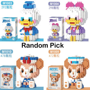 Mini Cute Building Blocks DIY Mini Block Dis ney Character Model Building Blocks Nano Block Creative Leisure Toy Training Skill 迷你可爱积木