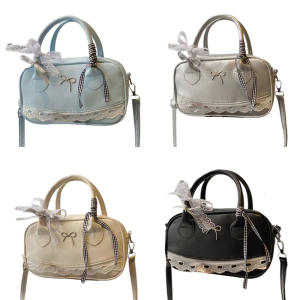 Shoulder Bag for Women Crossbody Bag with Removable Strap Casual Bowknot Purse Clutches Shoulder Toted Handbag Gifts