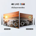 TCL ทีวี 75 นิ้ว LED 4K UHD Google TV รองรับ WiFi รุ่น 75V6B ระบบปฏิบัติการ Google/Netflix & Youtube, Voice search, Edgeless Design, Dolby Audio,HDR10,HDMI 2.1,Dynamic Color Enhancement,AiPQ,Frameless. 