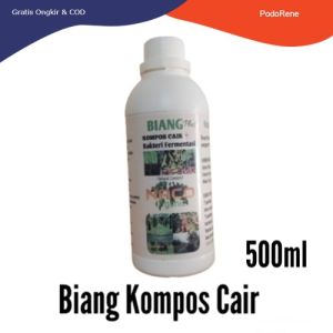 Pupuk Kompos Cair - Pupuk Biang Kompos Cair 500 Ml - Pupuk Penyubur Tanaman - Kompos Murni