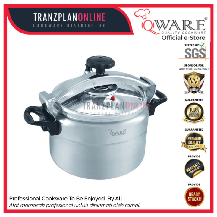 QWARE ALUMINIUM PRESSURE COOKER PERIUK TEKANAN 7L/9L/11L/15L/18L