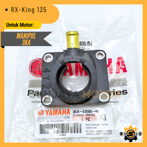 Manifold 3KA Intake Manipul Original Yamaha RX King 135 Manipol Maniful Karet Intek Manifol YGP