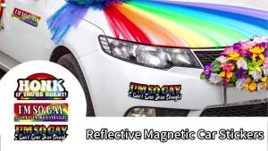 Im So I Cant Even Drive Straight Car Magnet Signs 3 Pack Waterproof Reflective Funny Car Magnet  Honk If Youre Bumper  for Cars Van Trucks Motorbike