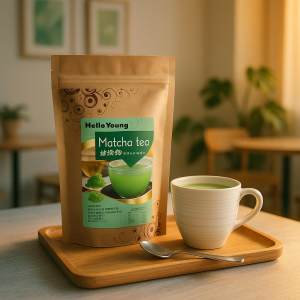 100g Japanese Matcha Green Tea Powder - 100% Natural Organic Slimming Food Grade Premium for Beverages & Wellness (Diet-Friendly Formula)