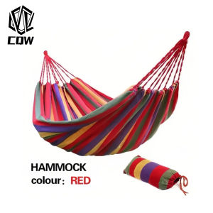 CQW Portable Cotton Rope Outdoor Hammock Duyan