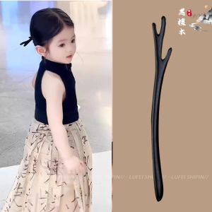 YIN WEI Children hairpin girls ancient style Hanfu 2025 new hairpin dish hair artifact tassel hair hairpin headdress