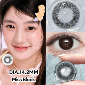 [Miss 0-6 độ] Cặp Kính áp tròng Black sử dụng 6 tháng 14.2mm Mystic Eyes làm cho đôi mắt to hơn