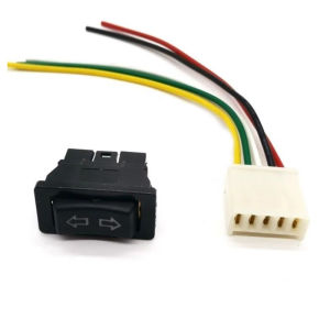 Universal POWER WINDOW SWITCH UNIVERSAL WITH HEAVY DUTY SOCKET 5PIN FOR CAR / TRUCKS