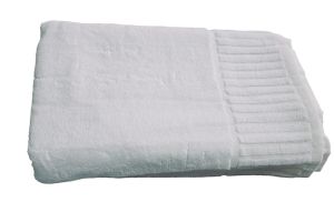 BATH TOWEL 100% COTTON WHITE JUMBO SIZE