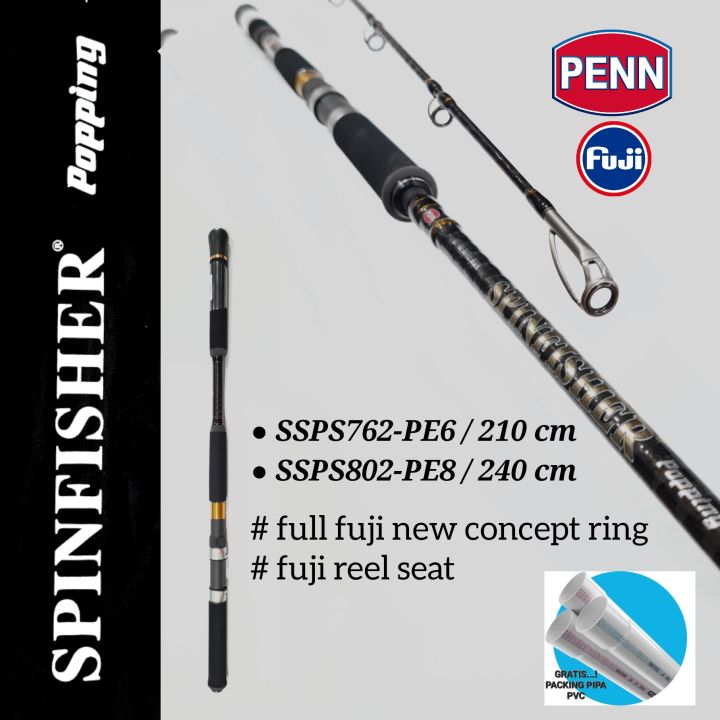 JORAN POPPING PENN SPIN FISHER Ukuran Ssps802-Pe8 Ssps762-Pe6 Alat