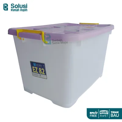EZY CONTAINER BOX CB 150 LITER KOTAK AIR PENYIMPANAN WADAH PLASTIK TEBAL KUAT BESAR DENGAN RODA / 130 / 95 / 82 / 75 / 52