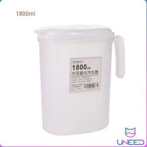 Need. Plastic Water Kettle Jug with Lid for Cold Water Ice Tea Juice Beer Kitchen 1800ml 2500ml